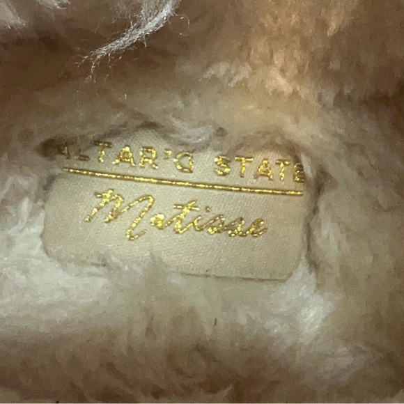 Cozy Altar'd States Matisse Mini Boots • Women's Size 7M •Suede Faux Fur Lined 🍁 - Picture 2 of 14